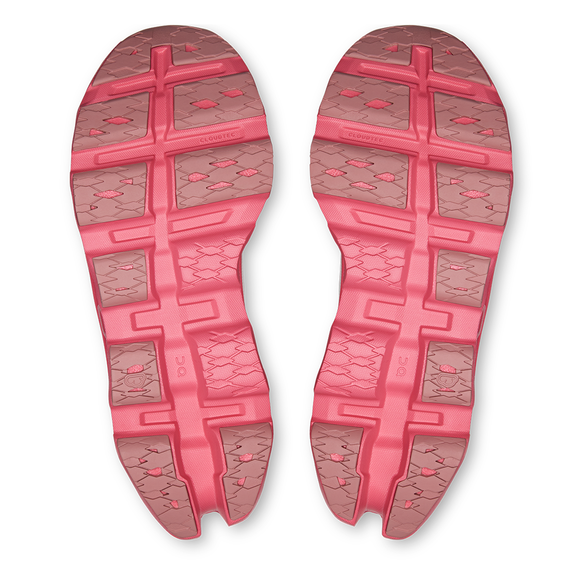 Zapatillas On Cloudmonster 3 Mujer - Marfil / Rosa camelia - vista 4