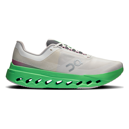 Zapatillas On Cloudsurfer Next Hombre - Gris lobo / Verde melón - vista 1