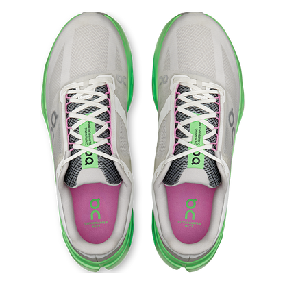 Zapatillas On Cloudsurfer Next Hombre - Gris lobo / Verde melón - vista 3