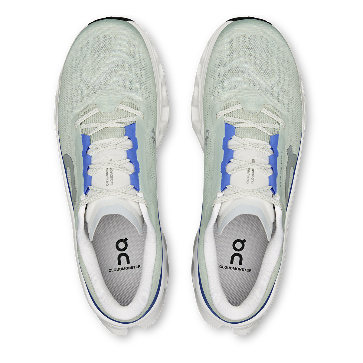 Zapatillas On Cloudmonster 3 Hombre - Azul hielo / Marfil - vista 3