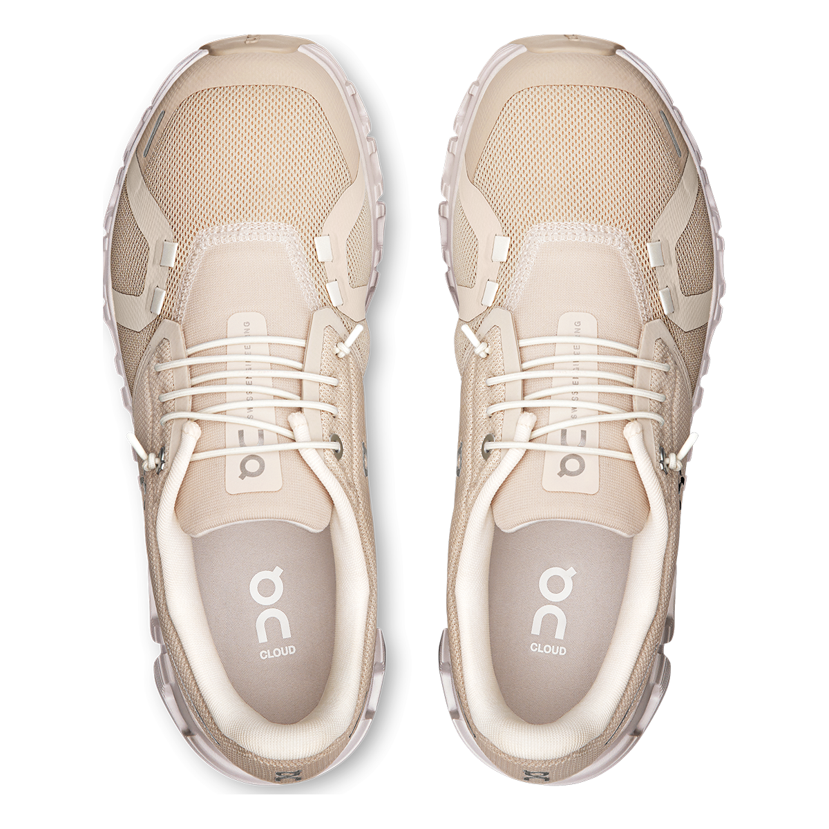 Zapatillas On Cloud 6 Mujer - Perla / Blanco - vista 3
