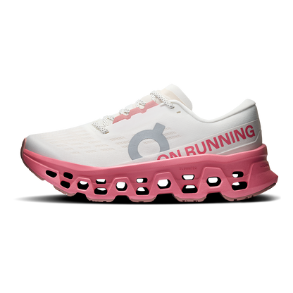 Zapatillas On Cloudmonster 3 Mujer - Marfil / Rosa camelia - vista 2