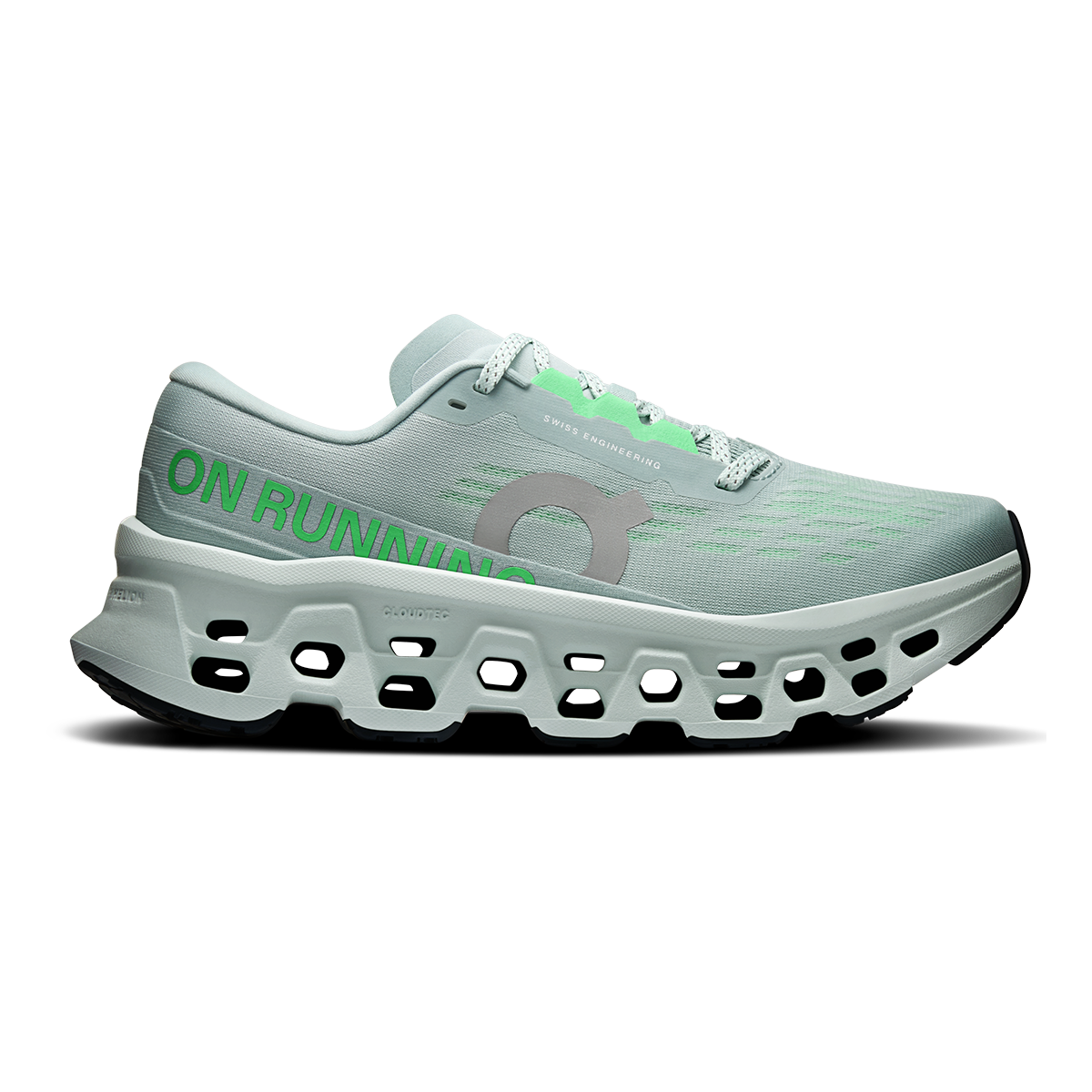 Zapatillas On Cloudmonster 3 Mujer - Azul arroyo / Blanco nieve - vista 1