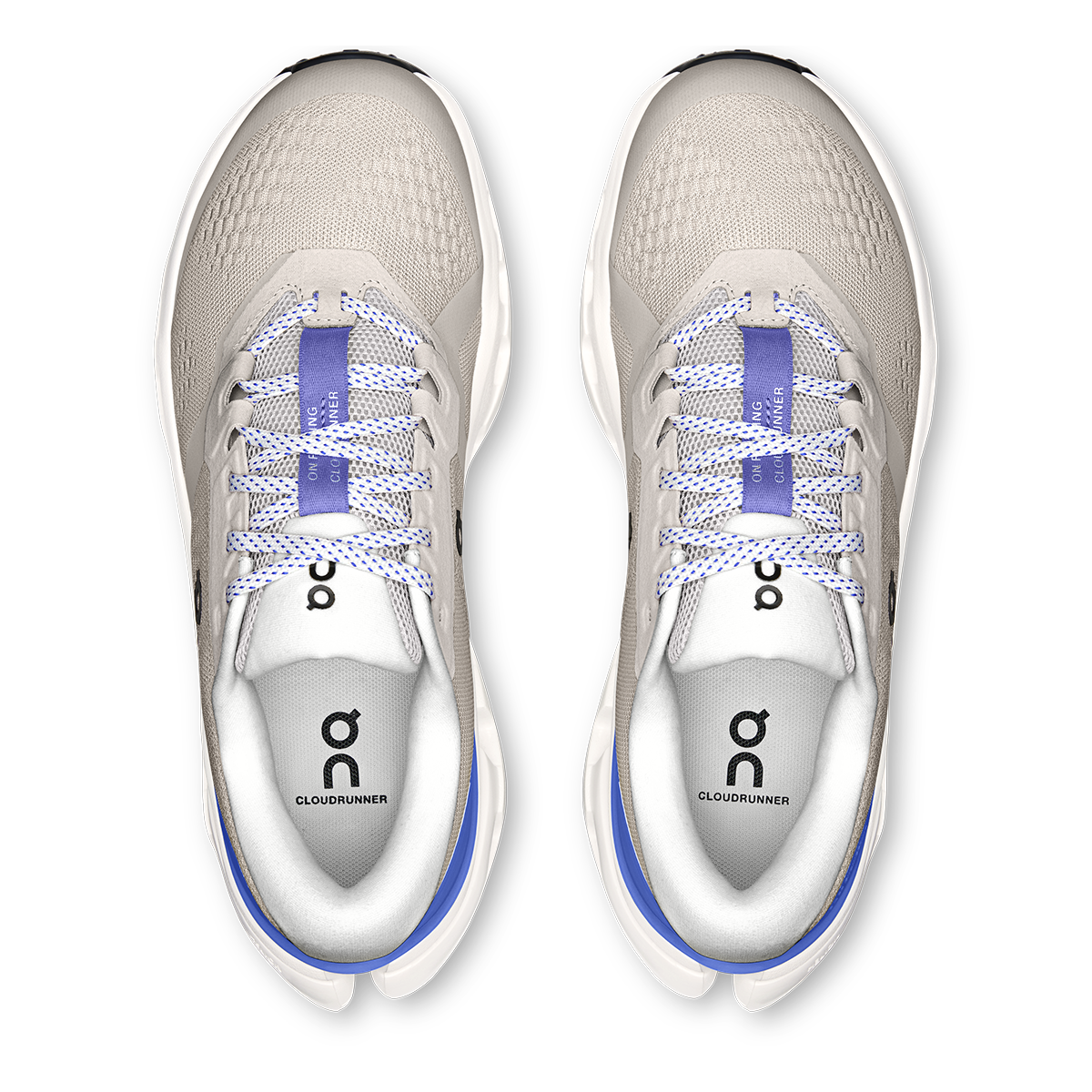 Zapatillas On Cloudrunner 3 Mujer - Perla / Azul marino - vista 3