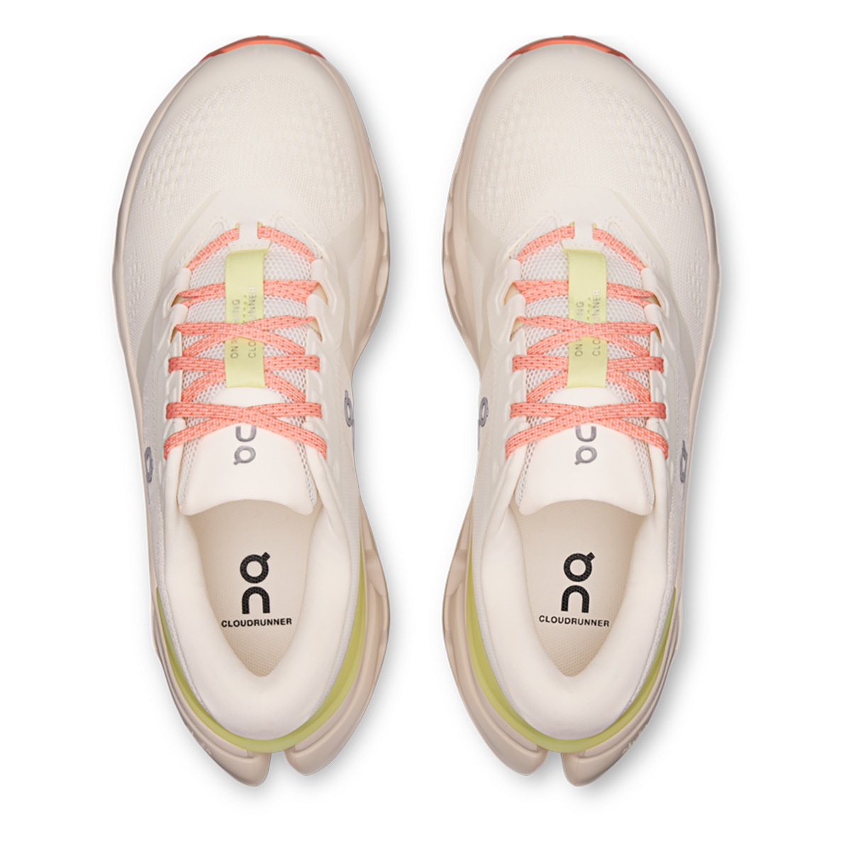 Zapatillas On Cloudrunner 3 Mujer - Marfil / Verde rocío - vista 3